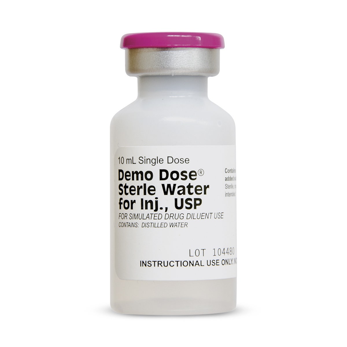 PN01044-Demo Dose® Sterile Water for Injection - 10 ml