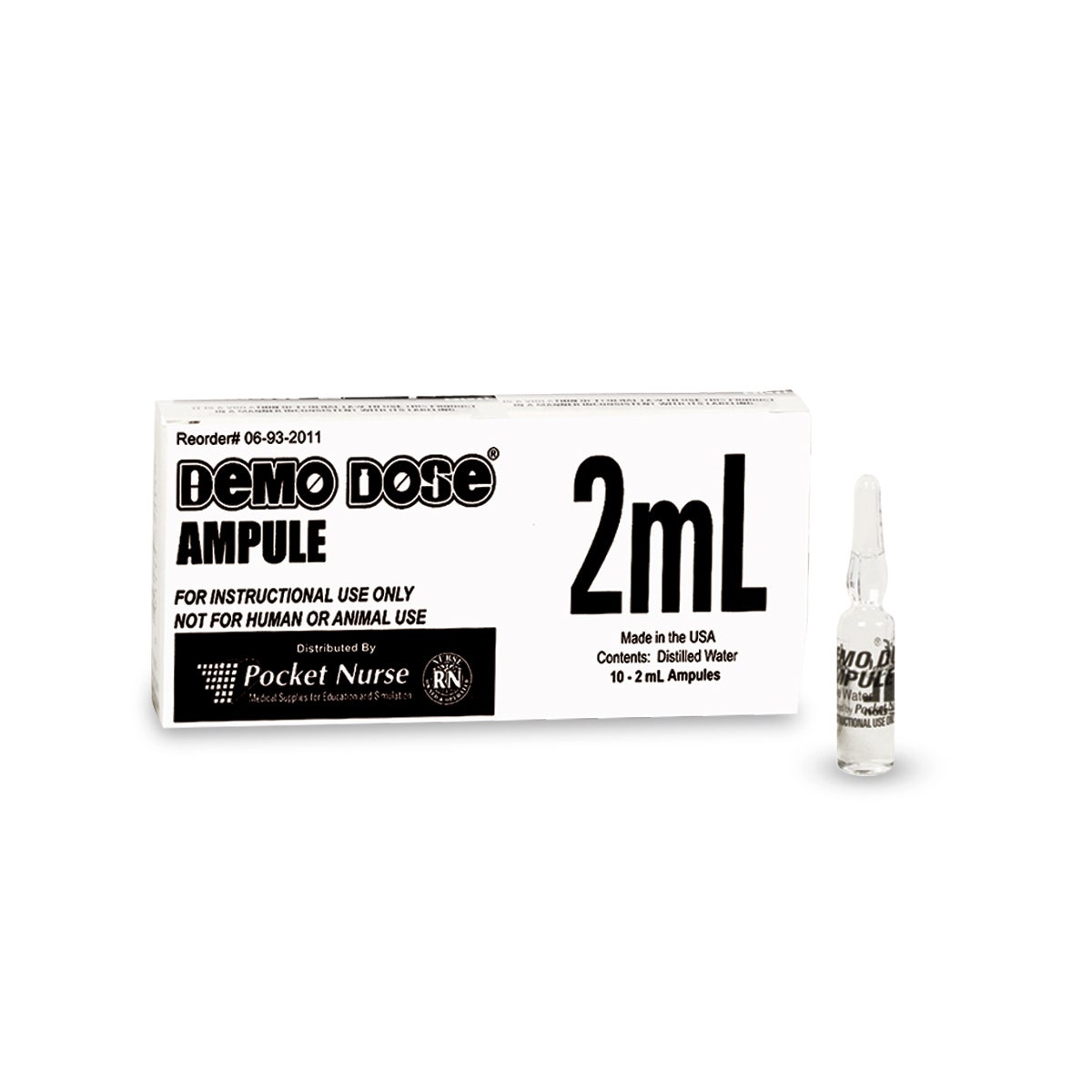 X0000PN01095-Demo Dose® Clear Ampule