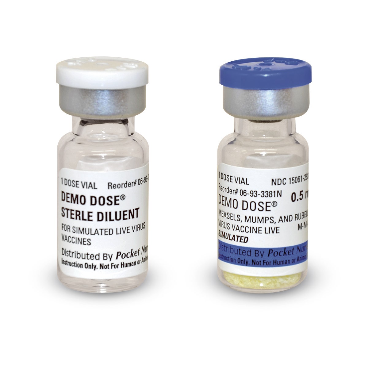 PN01103-Demo Dose® Measles, Mumps, and Rubella (MMR) A&B - 2 ml