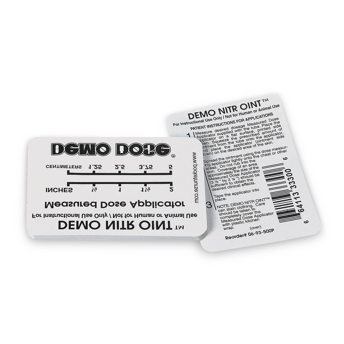 PN01200-Demo Dose® Nitr Ointment 2% 30 gm Application Papers Only