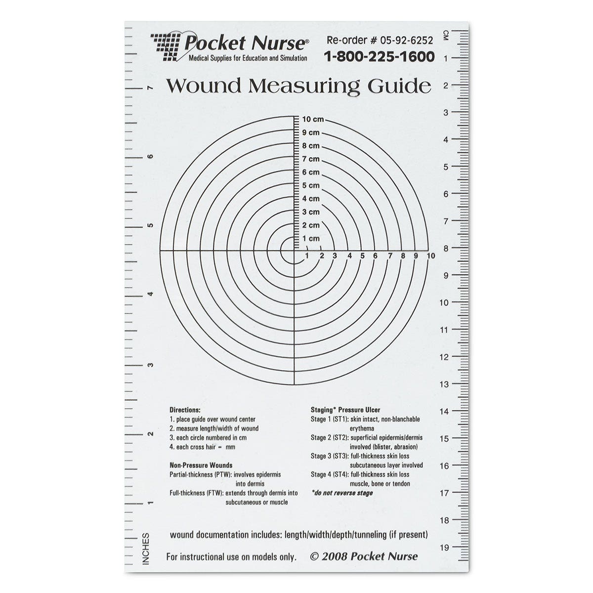 PN01228-PN® Wound Measuring Guide