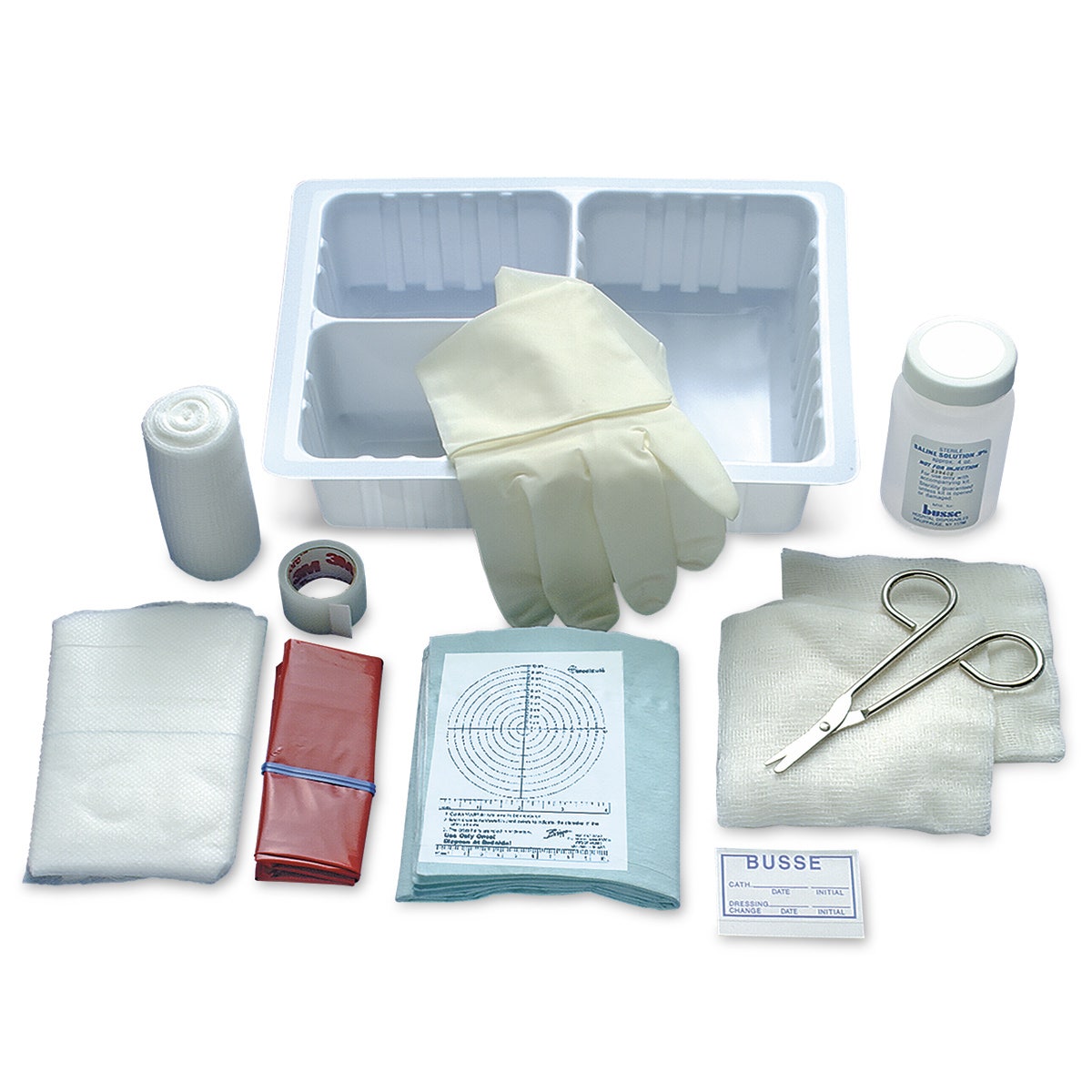PN01326-Primary Dressing Change Tray with Saline Solution and Stretch Gauze Dressing