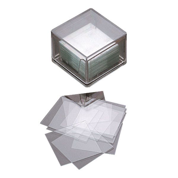 S08465-Square Micro Cover Glasses - 22 x 22 mm, No. 2 Thickness