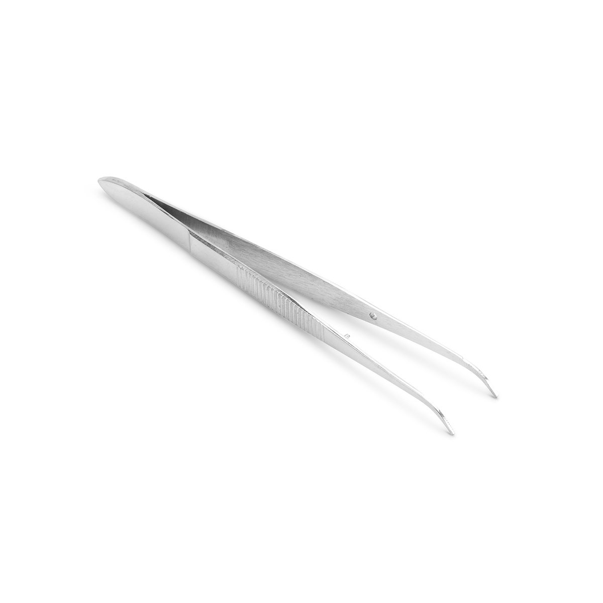 SA01141-Stainless Steel Curved Forceps - 4.5 in.