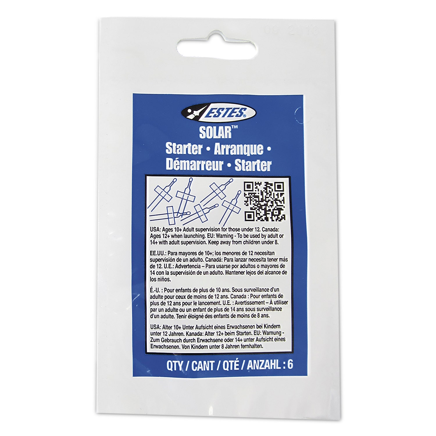 SA02645-Estes® Starters - Pkg. of 6