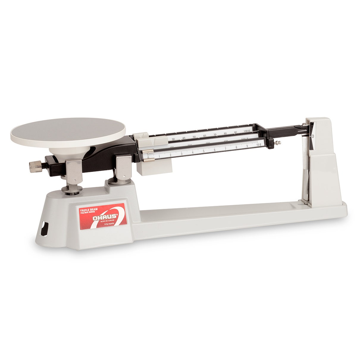 SA04387-OHAUS® Triple Beam Balance with Stainless Steel Platform Model: 750-SO