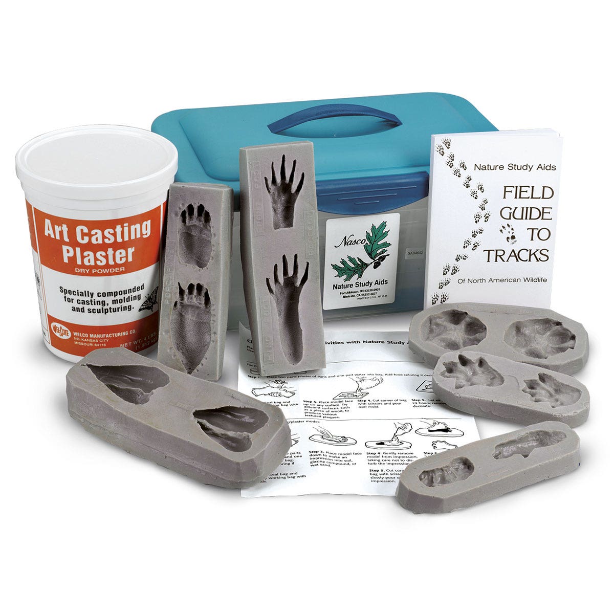 SA04642-Nasco Animal Tracks Mold/Model Unit