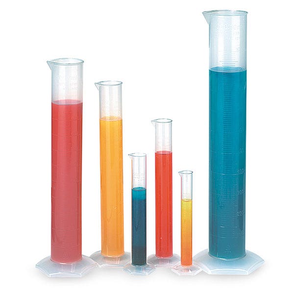 SA05354-Polypropylene Graduated Cylinders - Set of 6
