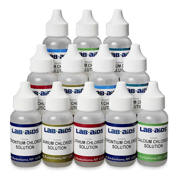 SA08532-Refill - Chemicals Only - for Flame Tests and Emission Spectroscopy Experiment