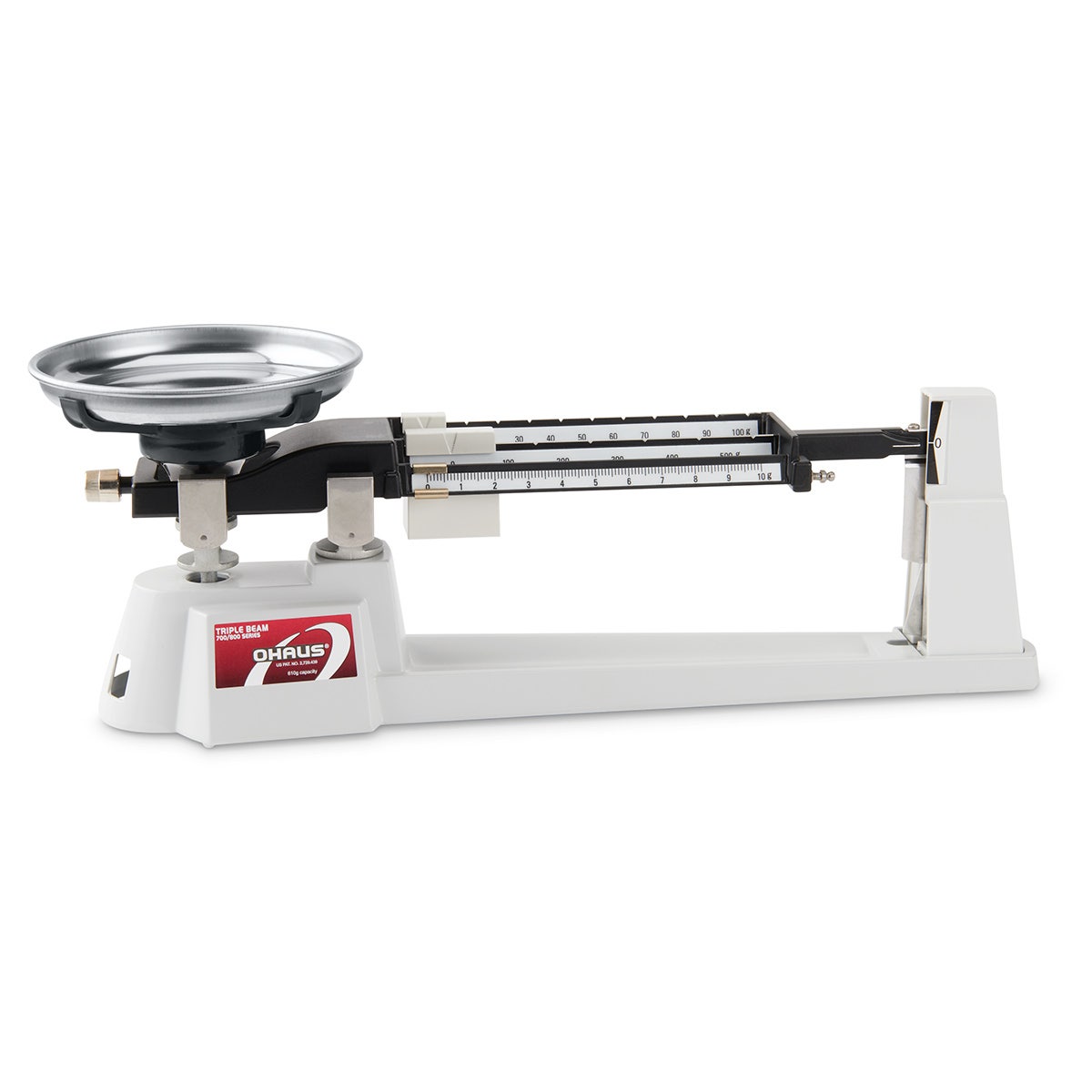 SA09229-OHAUS® Triple Beam Balance with Stainless Steel Pan Model: 710-00