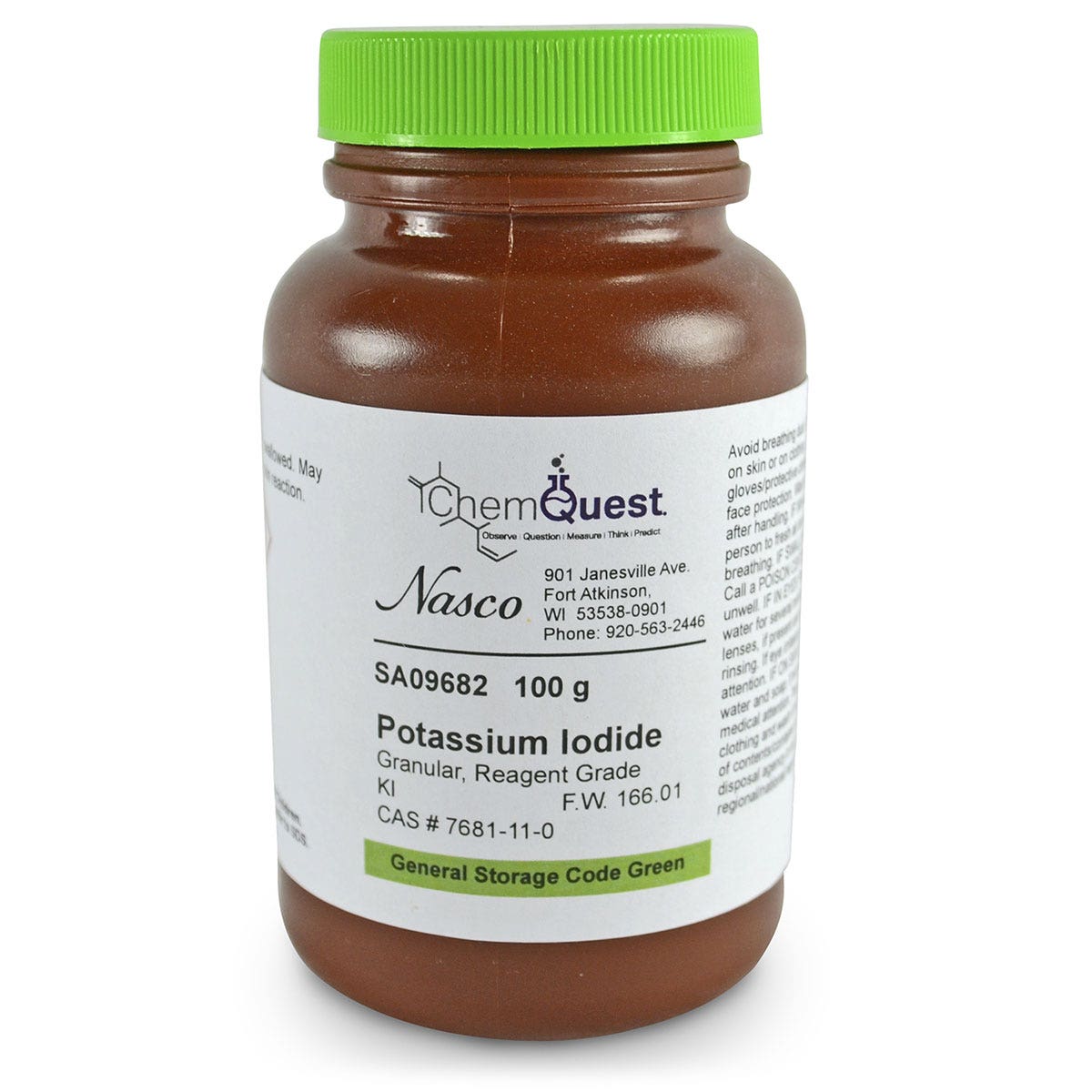 X0000SA09682-Potassium Iodide - Reagent Grade - Granular