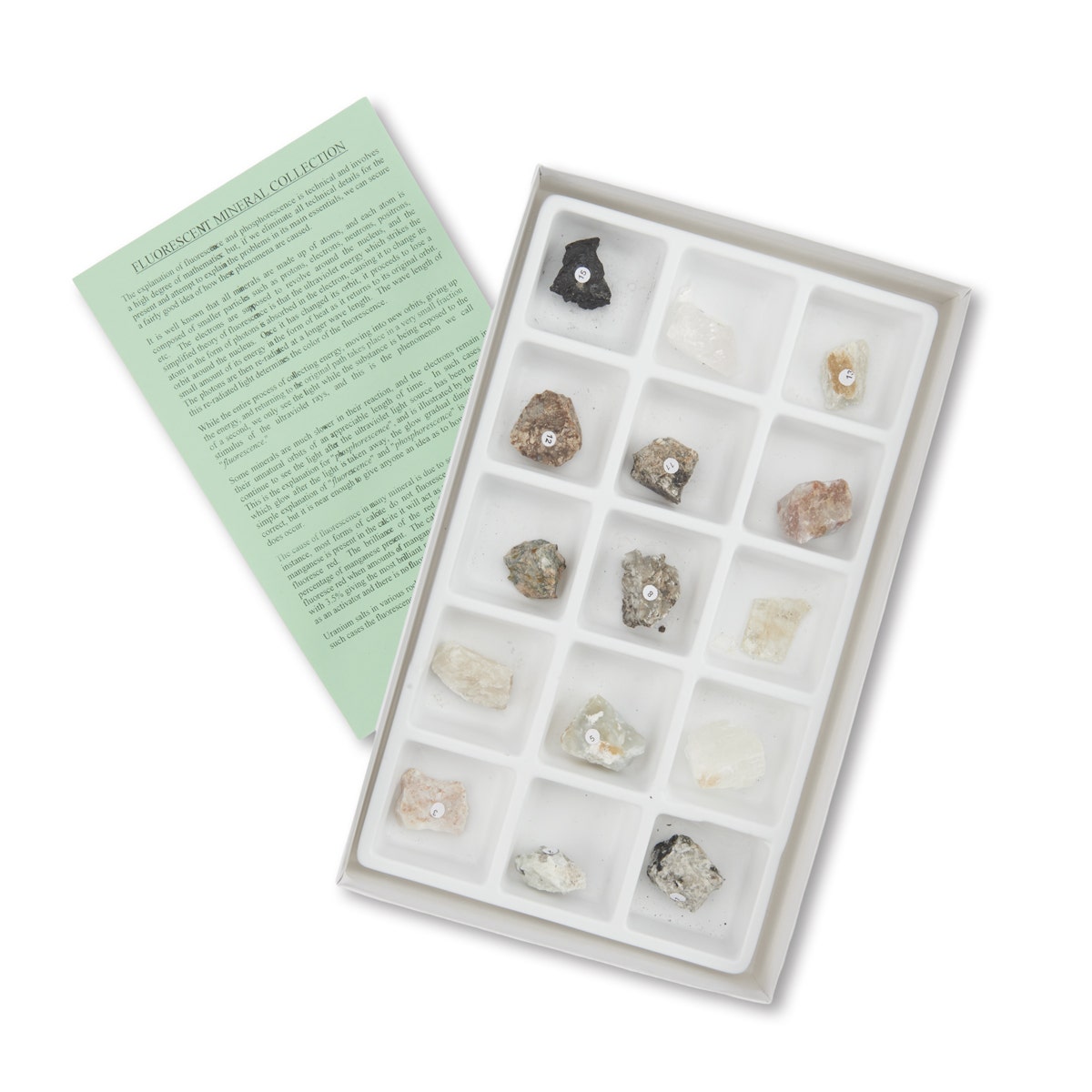 SB09563-Fluorescent Minerals Collection - Long and Shortwave