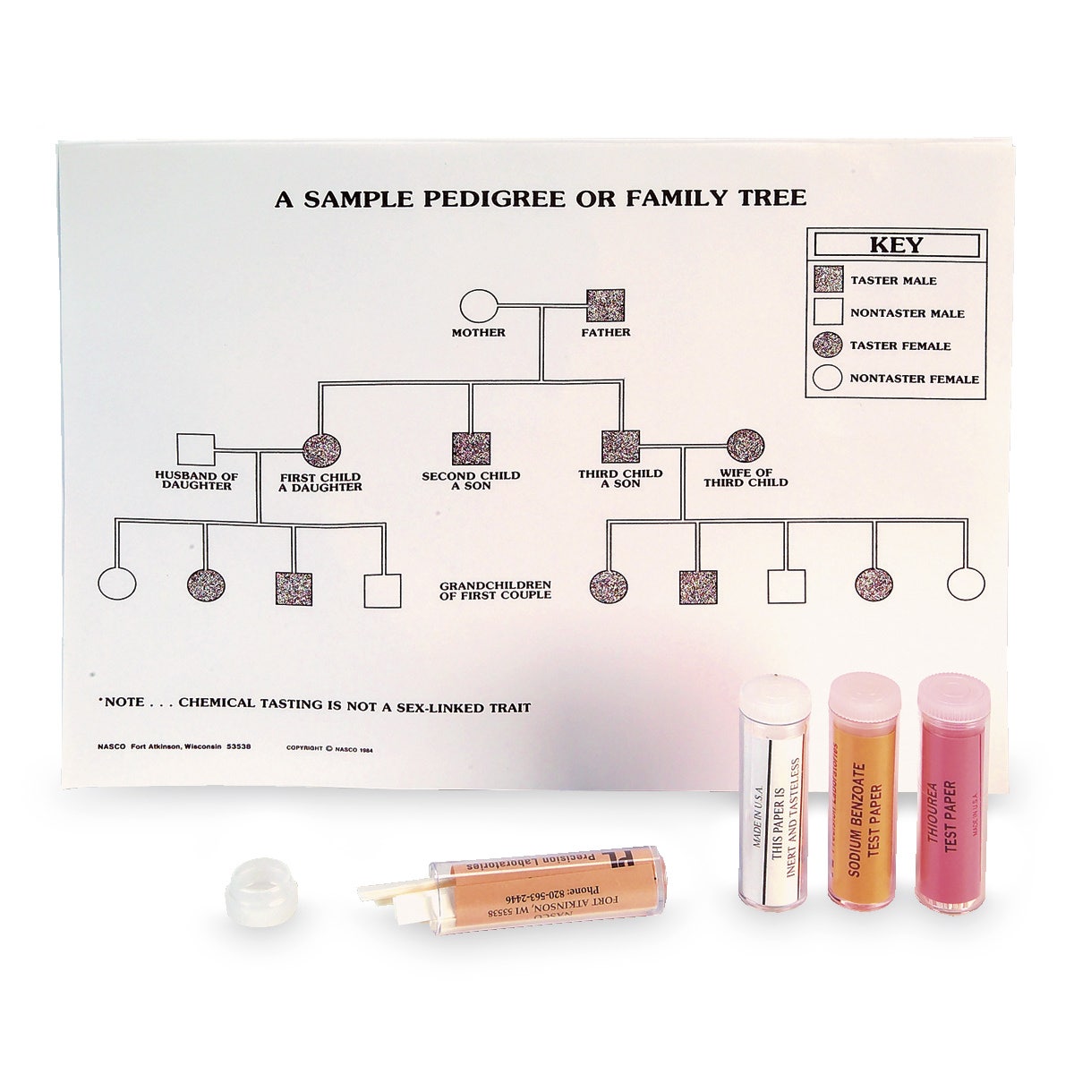 SB11123-Human Genetics Taste Paper Set