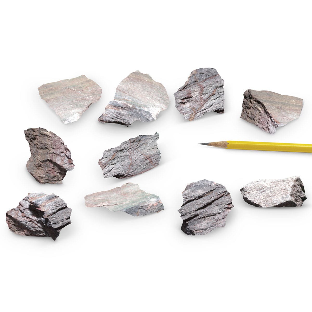 SB14247-Phylite (Gray-Green) - Bag of 10 (3 cm x 4 cm Specimens)