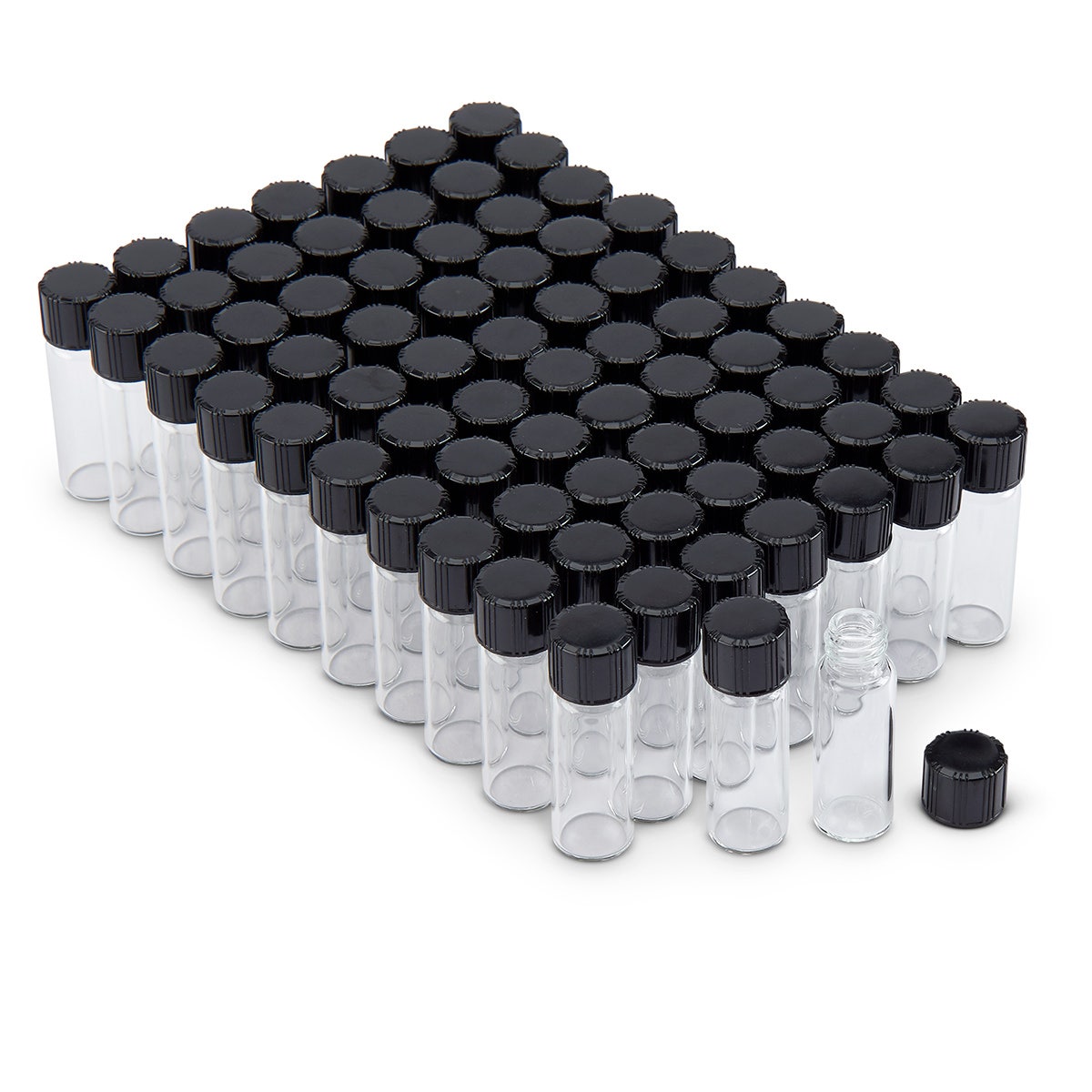 X0000SB15255-Vials, Screw Cap with Rubber-Lined Closure