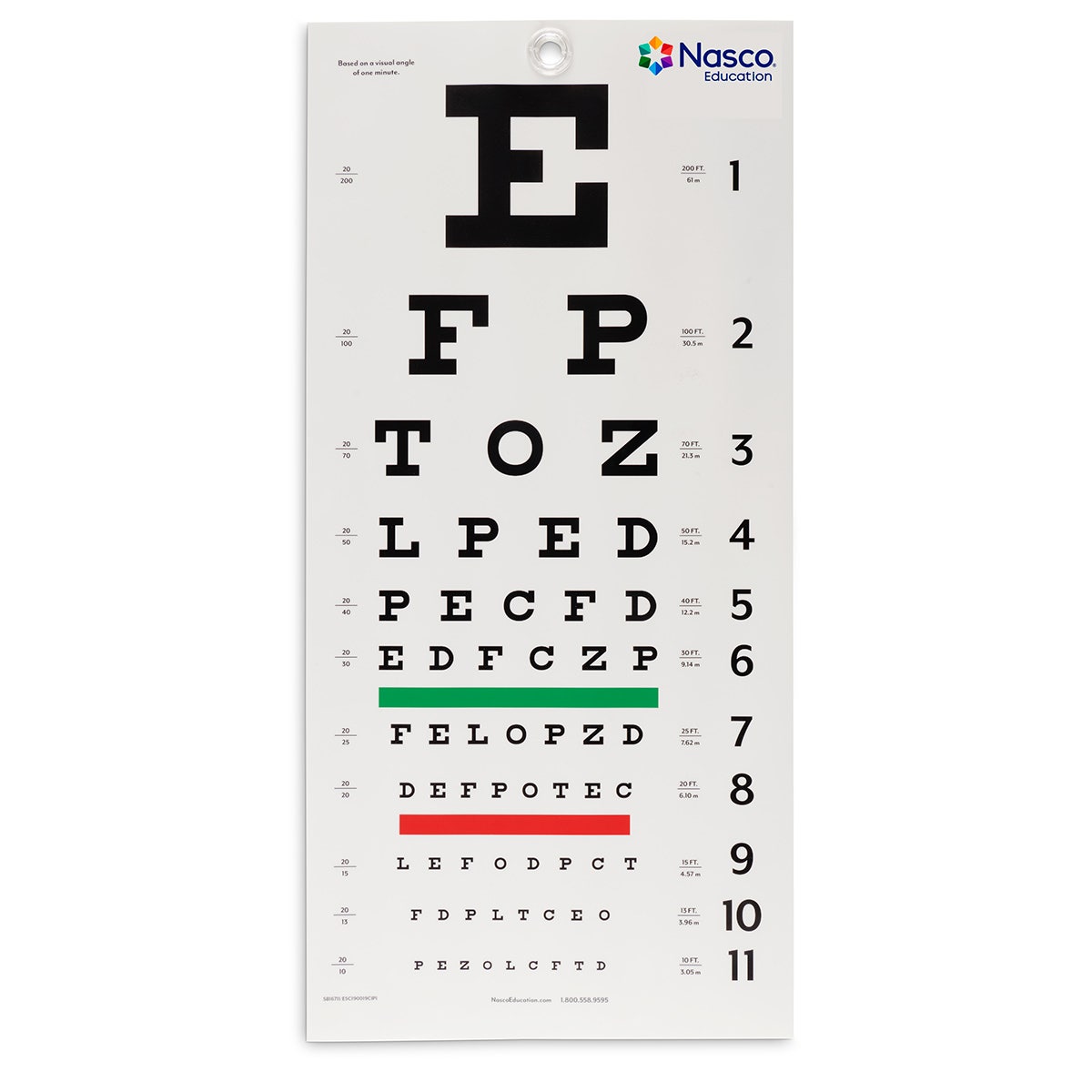SB16711-Snellen Eye Examination Chart