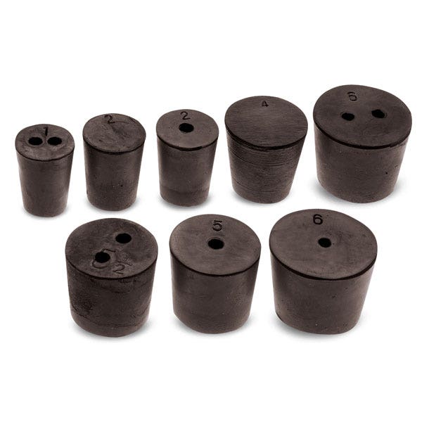 SB16726-Rubber Stopper Assortment - Sizes 1- 6-1/2