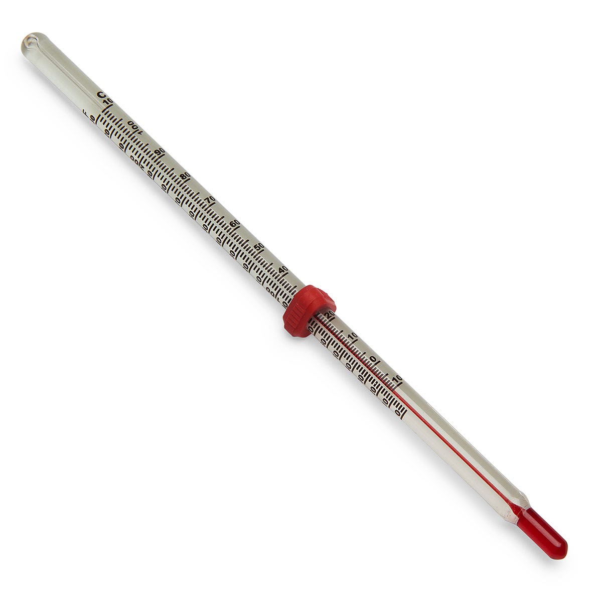 SB19157-Student Thermometer, Dual Scale - Range: -10° to 110°C/0° to 220°F. Subdivision: 1°C, 2°F