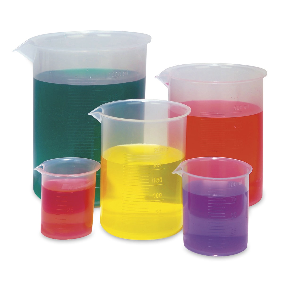 SB19214-Graduated Plastic Beaker Set