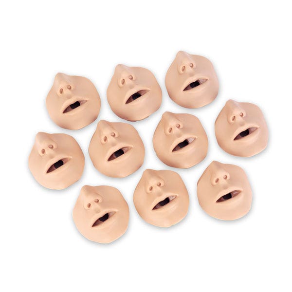 SB23357-Mouth/Nosepieces for Brad™ Manikin - Pkg. of 10