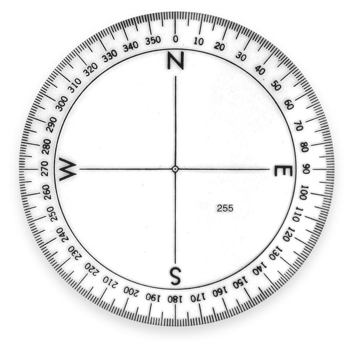 SB27450-C-Thru® 360° Clear Protractor