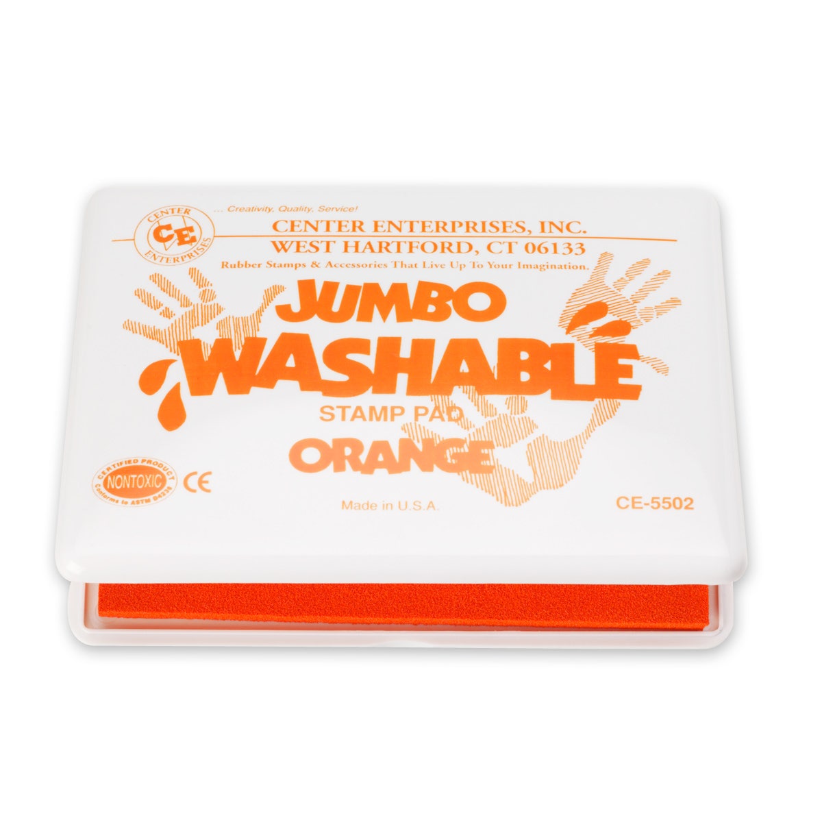 X0000SB29228-A-Jumbo Washable Stamp Pad - 4-1/8 in. x 6-1/4 in.