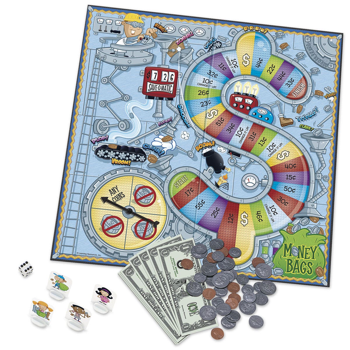 SB29582-Money Bags™: A Coin Value Game