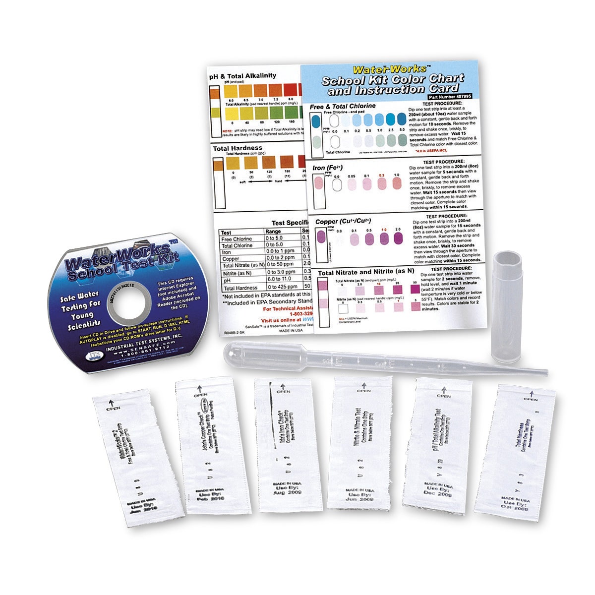 SB31266-WaterWorks 9-Way Classroom Test Kit