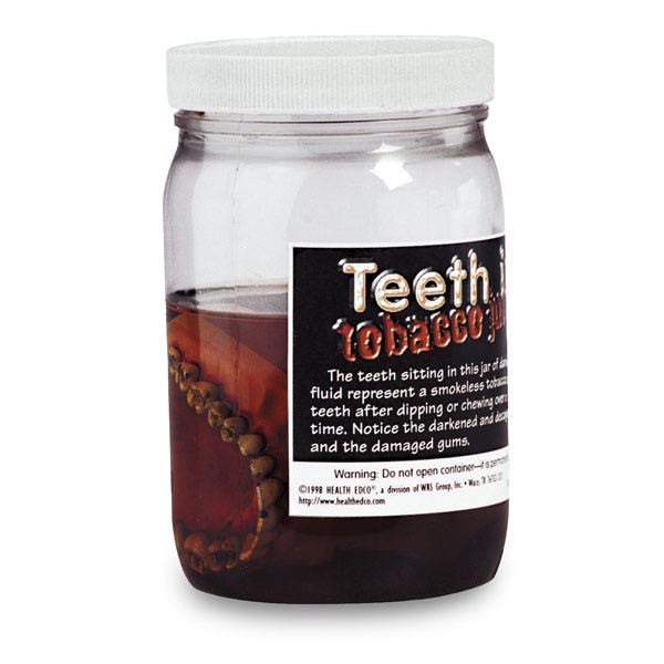 SB32770-Teeth in Tobacco Juice - 3-1/2 in. x 6 in.