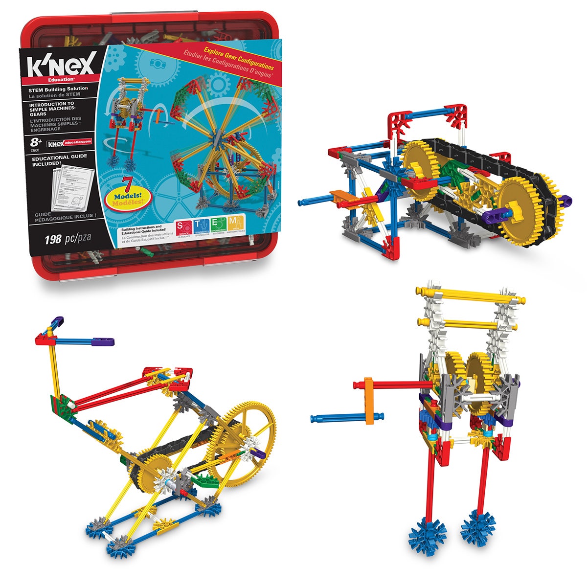 SB36649-K’NEX® Education Intro to Simple Machines: Gears Set