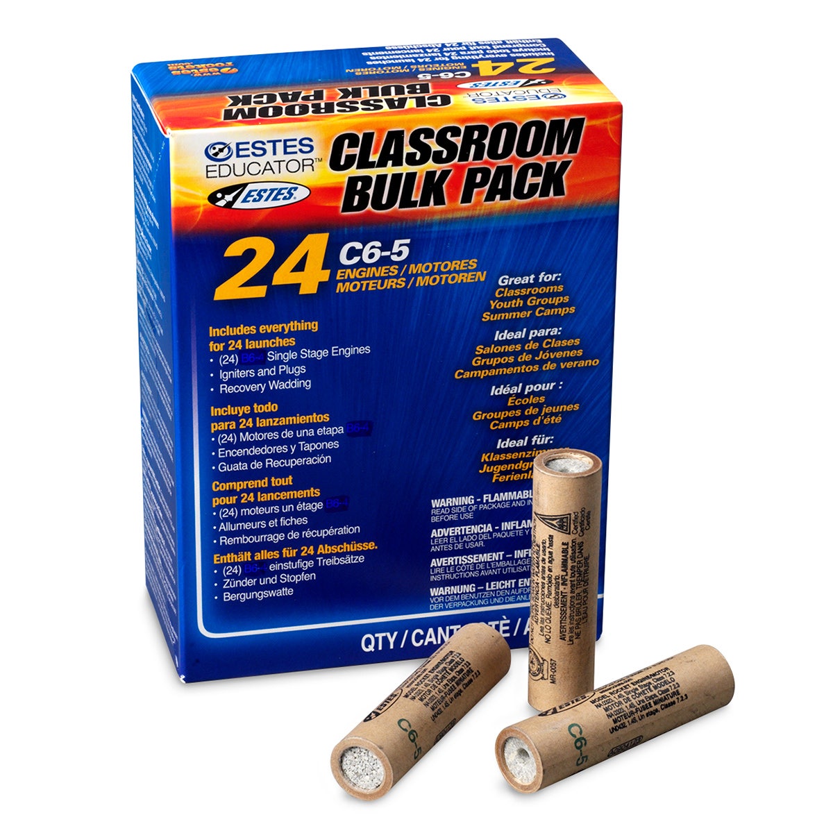 SB37350-Estes® Model Rocket Engine Bulk Pack - C6-5