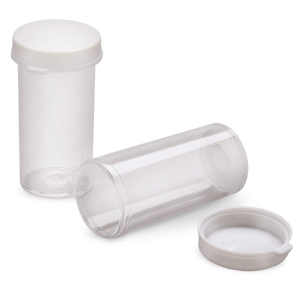 SB38474-Clear Vials with Lid - 7 Dram, Pack of 12