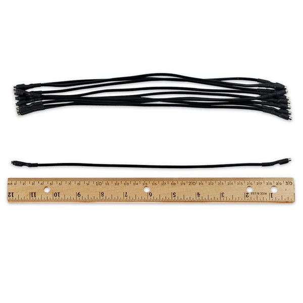 SB39397-Magnetic Wire Leads - 300 mm, Black