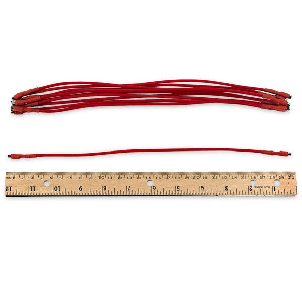 SB39398-Magnetic Wire Leads - 300 mm, Red