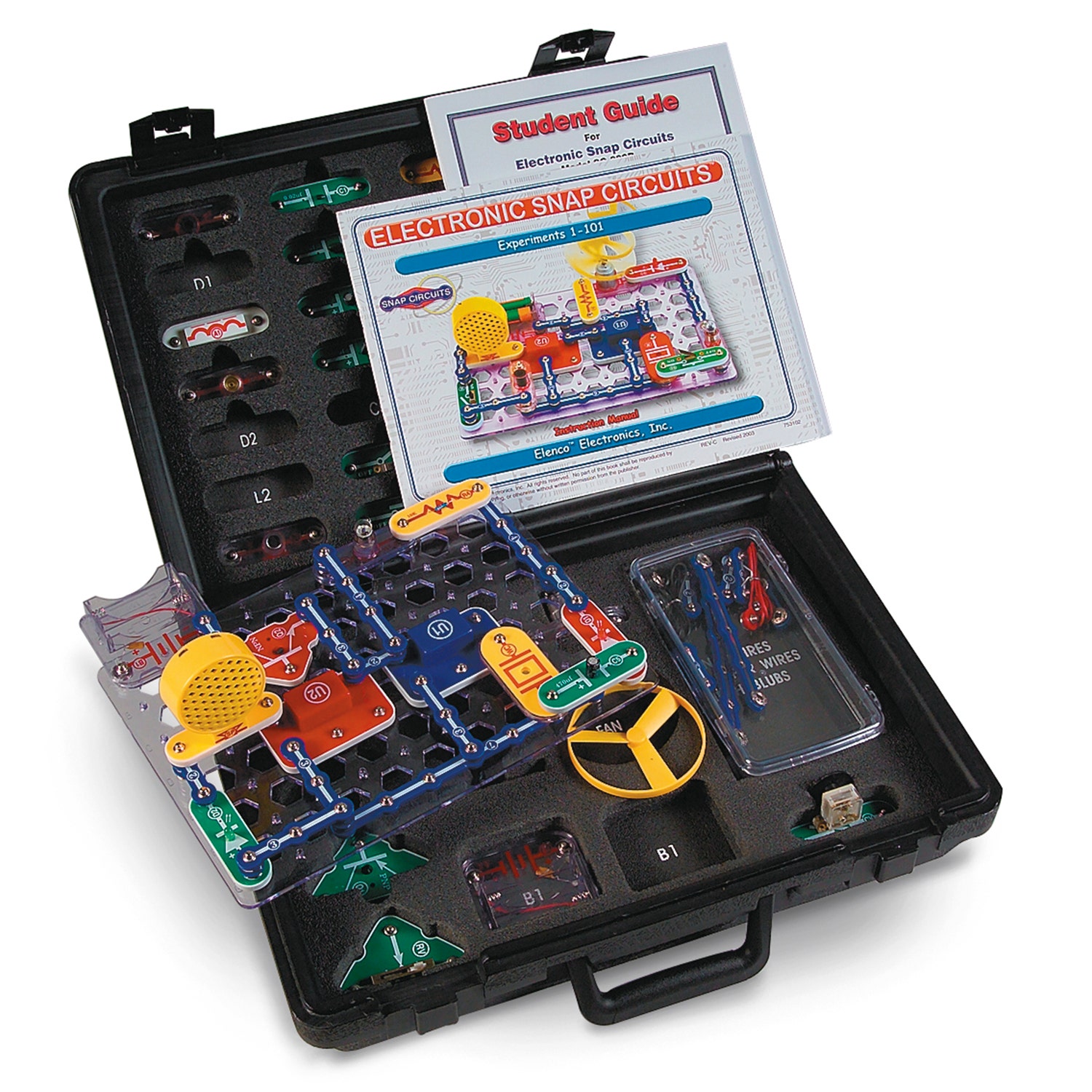 SB39453-Snap Circuits® Classic 300-Experiment Educational Kit w/Hard Case
