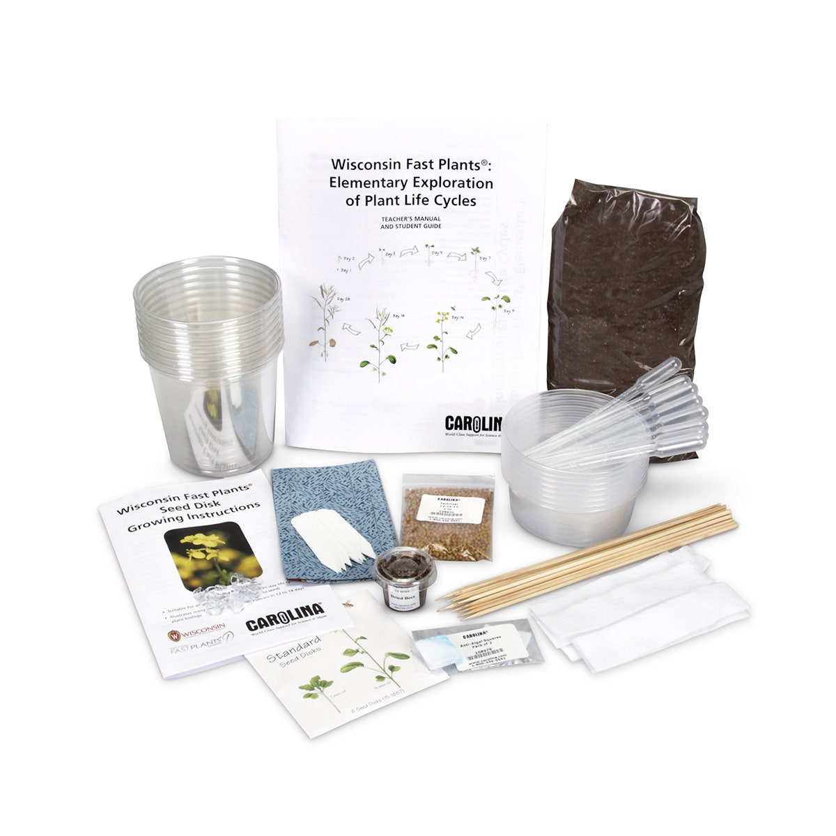 X0000SB41047-Wisconsin Fast Plants® Elementary Plant Life Cycles Kit and Refill
