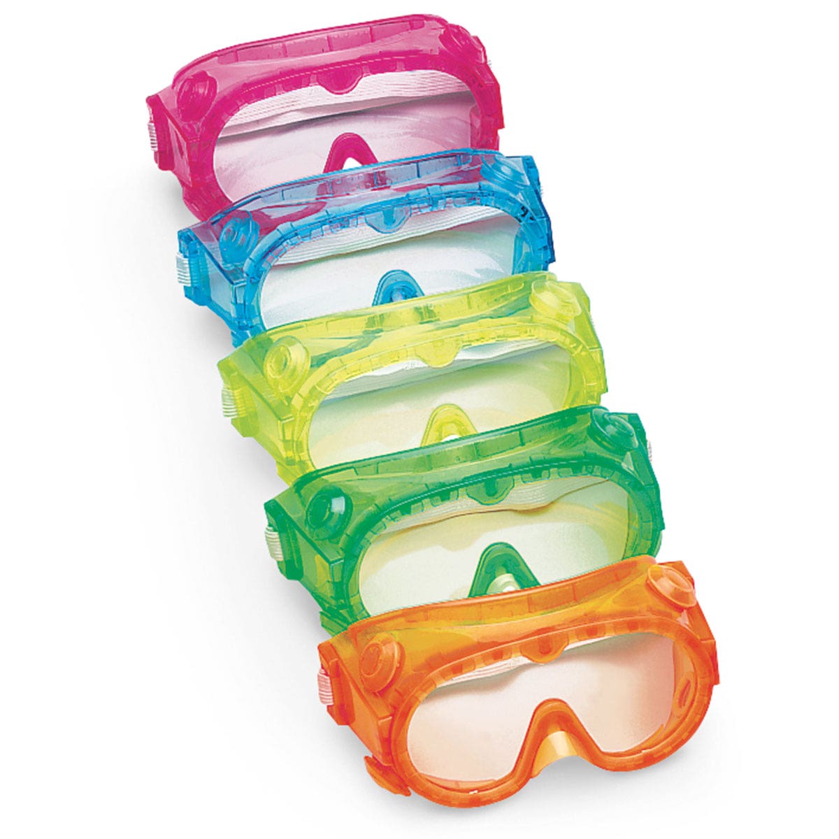 SB41988-Elementary Student PPE Splash Goggles - Set of 5 - 6 in.