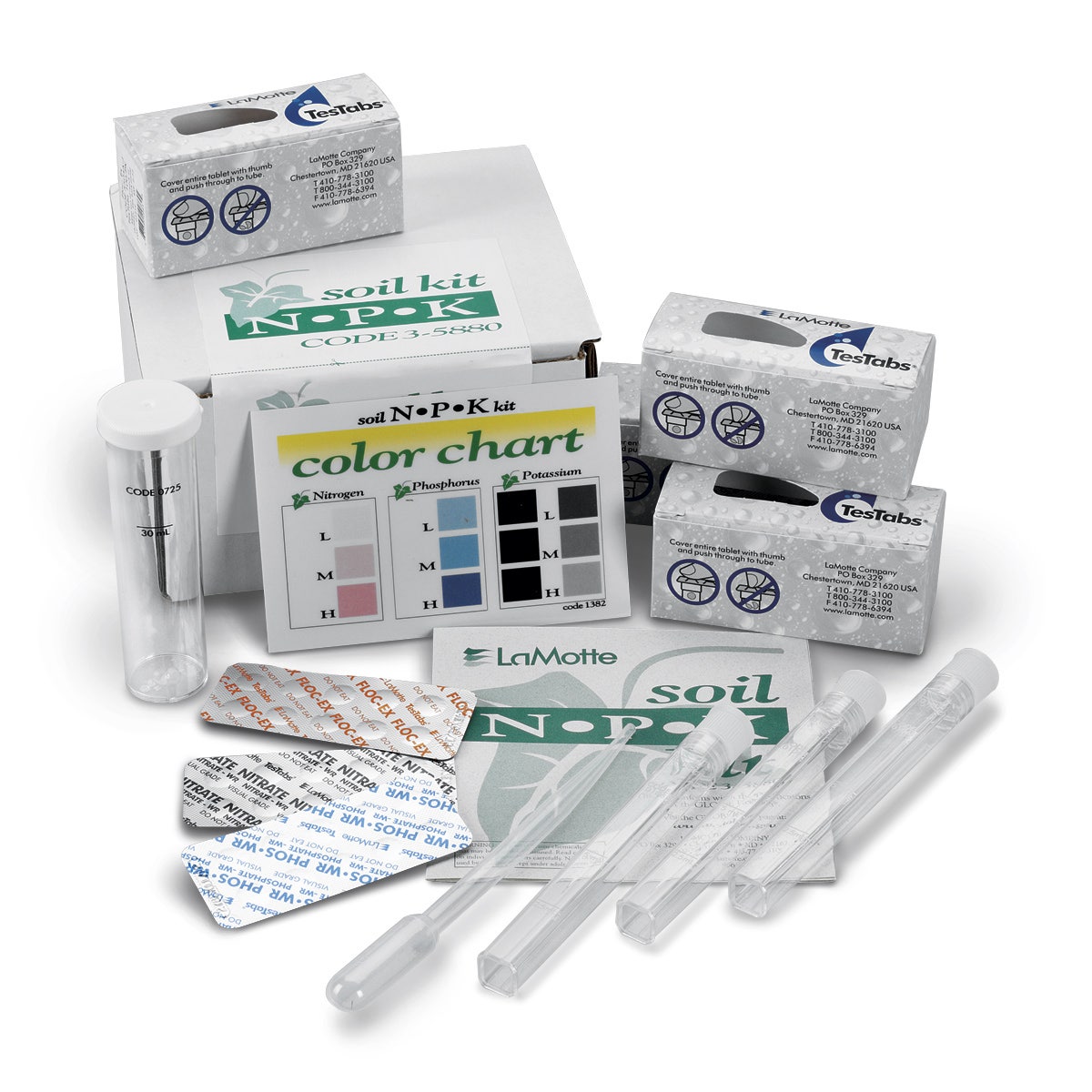 SB42195-LaMotte Soil NPK Test Kit