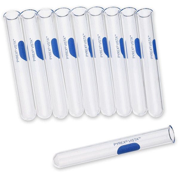 X0000SB46682-CORNING® PYREX® VISTA™ Test Tubes - Pkg. of 10