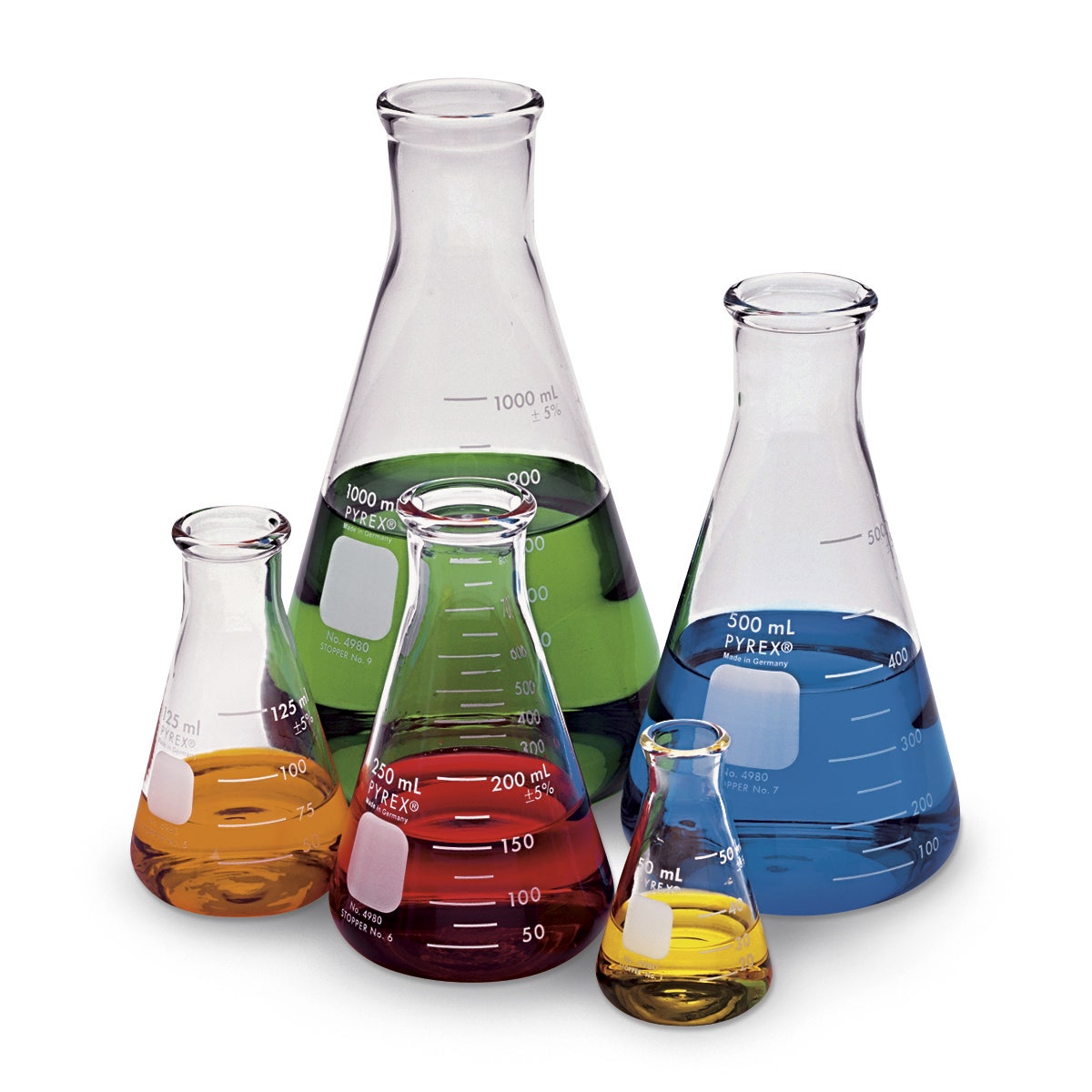 SB46694-CORNING PYREX® Erlenmeyer Flask Set