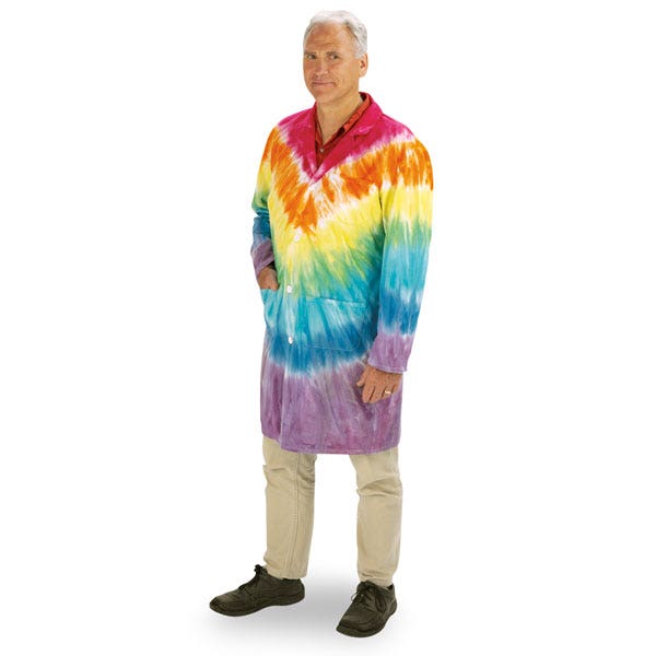 SB47090-Tie-Dye Lab Coat - Large (44)