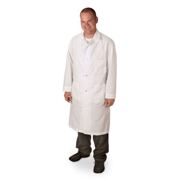 X0000SB48048-Knee-Length Lab Coat