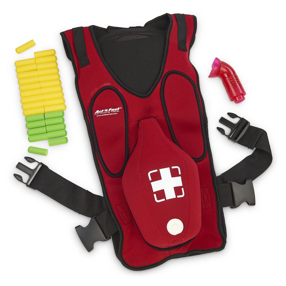X0000SB48084-Act+Fast Anti-Choking Red Trainer