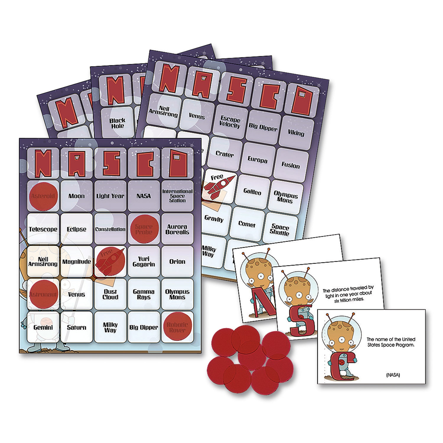 SB48565-Space Bingo