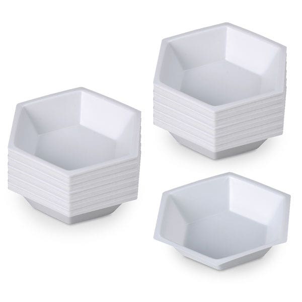 SB48957-Polystyrene Hexagonal Weighing Boats