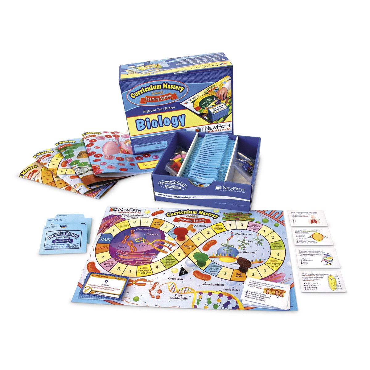 SB49070-NewPath Learning® High School Biology Curriculum Mastery® Games
