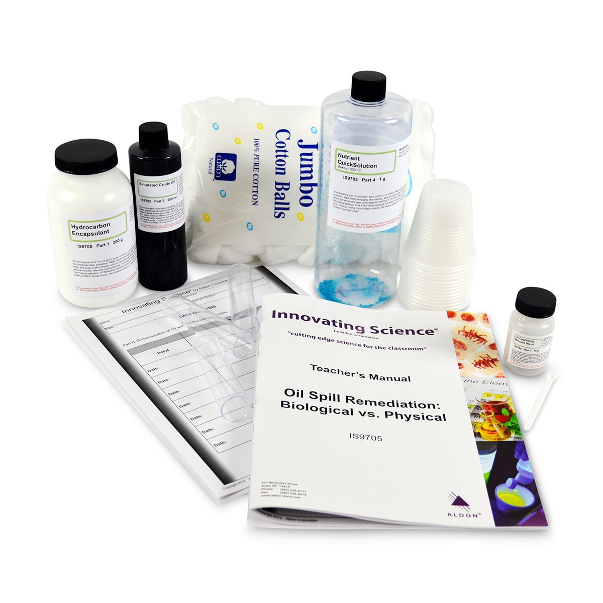 SB50315-Innovating Science™ Oil Spill Cleanup: Biological vs. Physical Lab