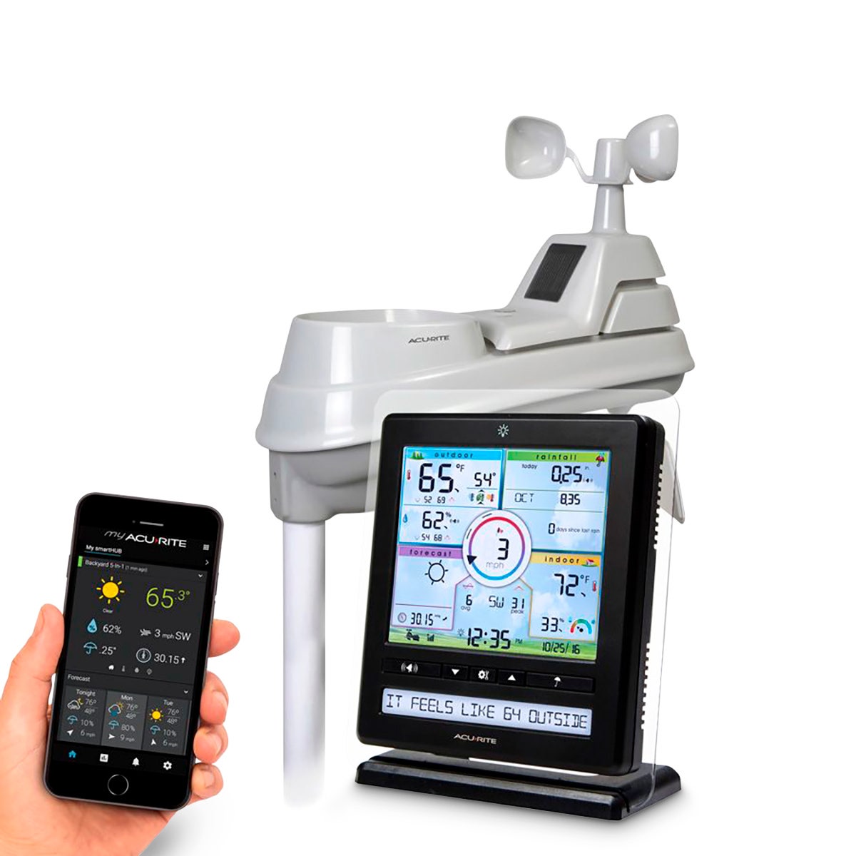 SB50359-AcuRite® 5-in-1 Weather Station with Color Display