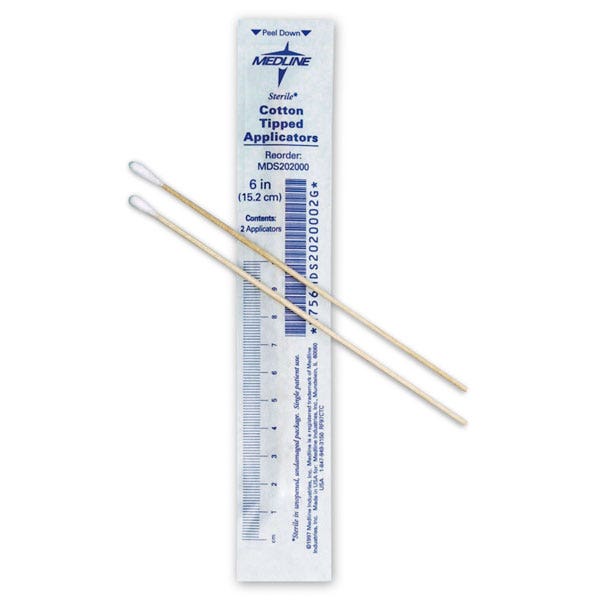 SB50484-Sterile Cotton-Tipped Applicators