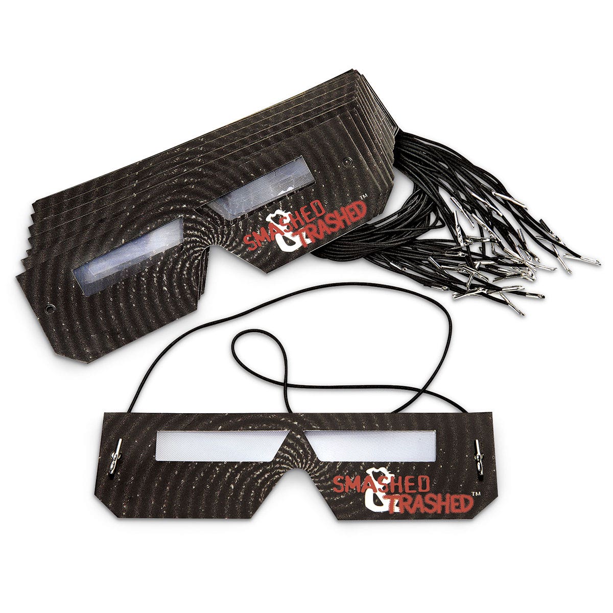 SB50821-Smashed and Trashed™ Disposable Glasses - Set of 25